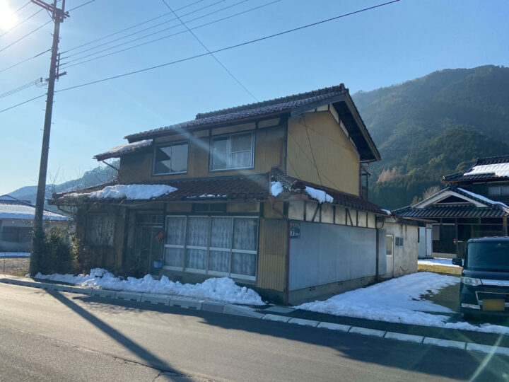 木造２階建て解体工事前