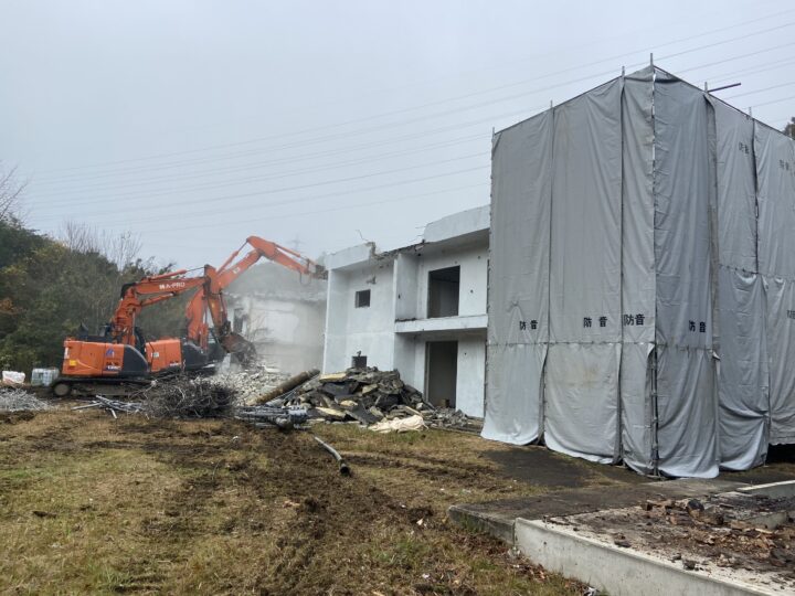 解体工事作業
