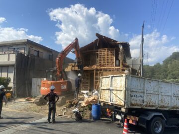 住宅の解体